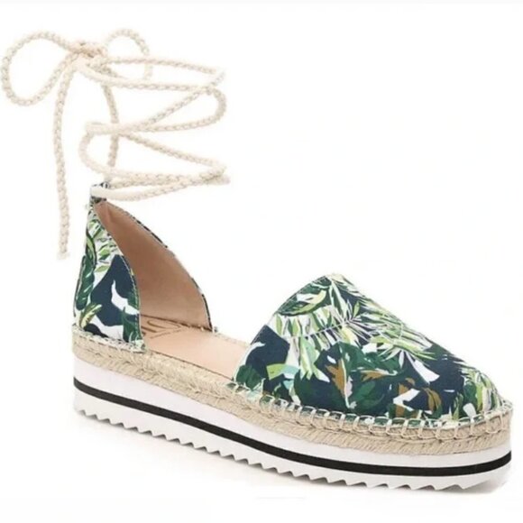 JLO (Jennifer Lopez) Larenn Tropical Jungle Espadrilles, Women’s Size 7.5 M - Picture 11 of 11